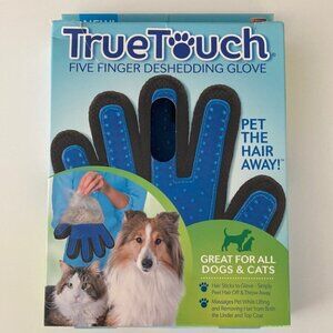 Pet deshedding glove brush large